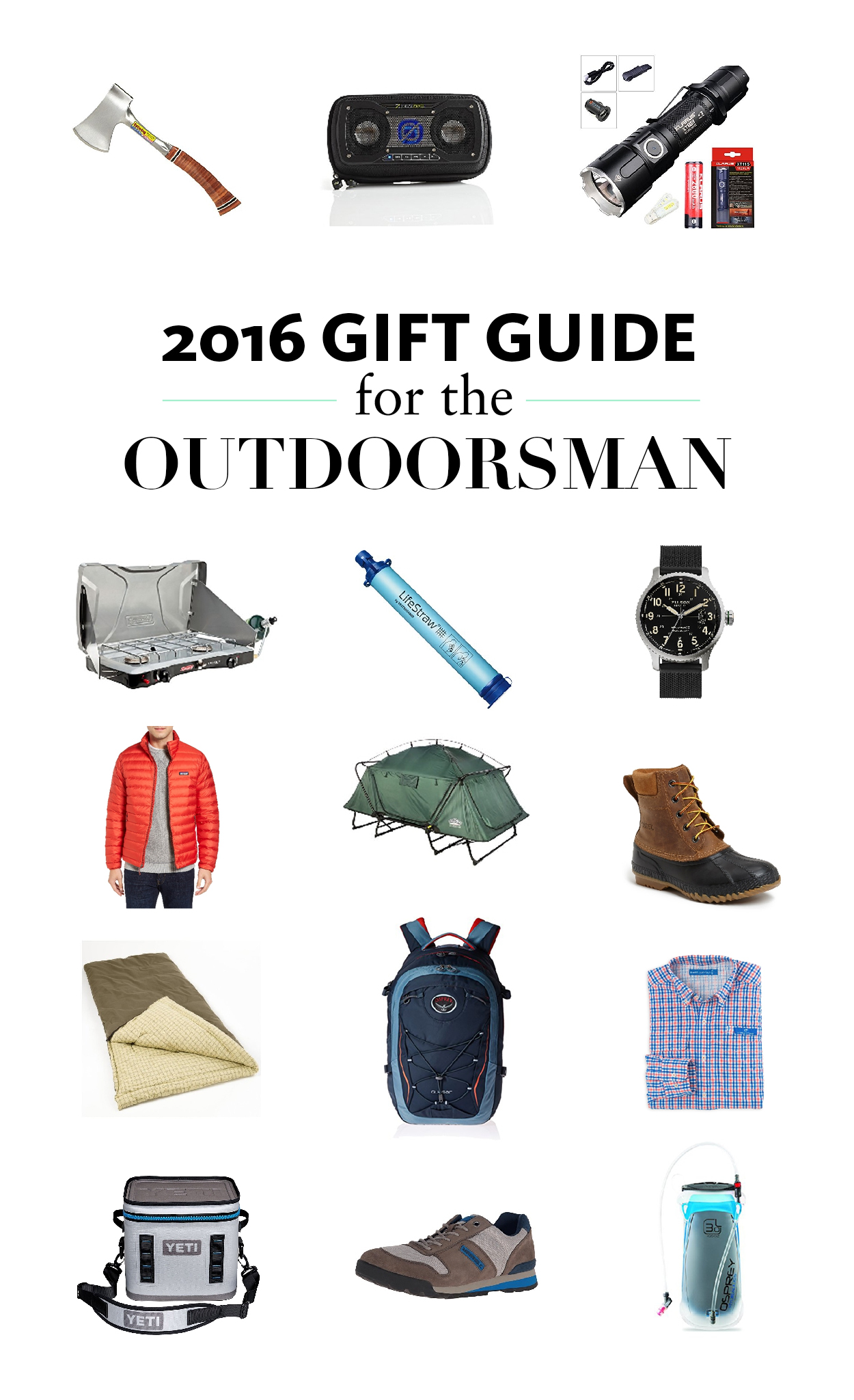 2016 Gift Guide for the Outdoorsman - Snapshots & My Thoughts by